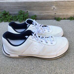 CROCS Crocband Casual Shoes Men's Size 11 White/Blue Sneakers 10935-126